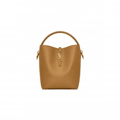 YSL LE 37 IN SHINY LEATHER 742828100546 (20*25*16cm)